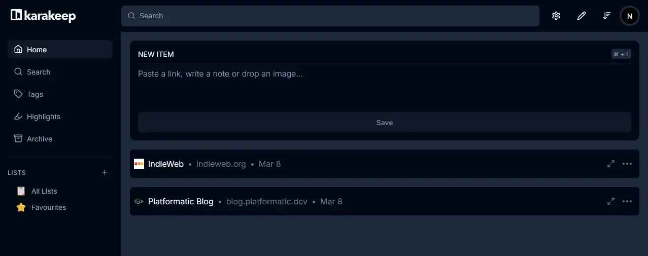The original compact view that is not nearly dense enough for my taste